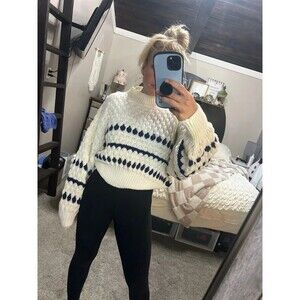 Miou muse knit sweater large